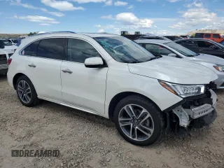 2017 Acura MDX Sport Hybrid w/Advance Pkg with VIN 5FRYD7H76HB000856, listed as a Copart auction lot 53651514 with 133,933 mi miles. Bid and sale history available at carsss.com. Image 4.