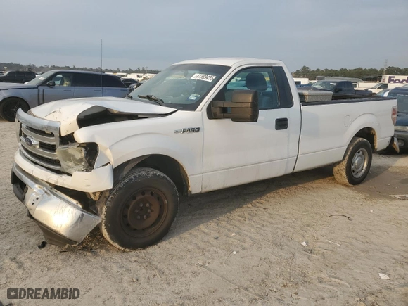 2014 Ford F-150 XL with VIN 1FTNF1CF7EKD20602, listed as a Copart auction lot 47399455 with 247,880 mi miles and Clean Title. Bid and sale history available at carsss.com. Image 1.
