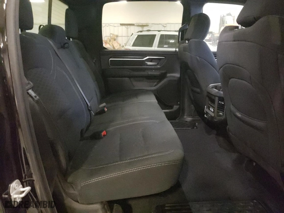 2025 Ram 1500 Big Horn with VIN 1C6SRFFP8SN535922, listed as a Copart auction lot 86915474 with 5,542 mi miles and Salvage Title. Bid and sale history available at carsss.com. Image 10.
