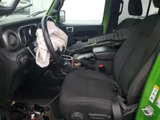 2020 Jeep Wrangler Unlimited Willys with VIN 1C4HJXDN2LW152717, listed as a Copart auction lot 85485464 with 154,436 mi miles and Salvage title. Bid and sale history available at DreamBid. Image 7.