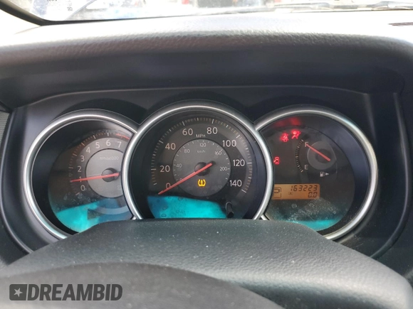 2008 Nissan Versa 1.8 S with VIN 3N1BC13E08L460256, listed as a Copart auction lot 53116335 with 163,223 mi miles and Salvage Title. Bid and sale history available at carsss.com. Image 9.