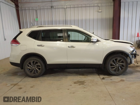 2016 Nissan Rogue SV with VIN KNMAT2MV7GP703027, listed as a IAAI auction lot 42082235 with 101,992 mi miles and . Bid and sale history available at DreamBid. Image 13.