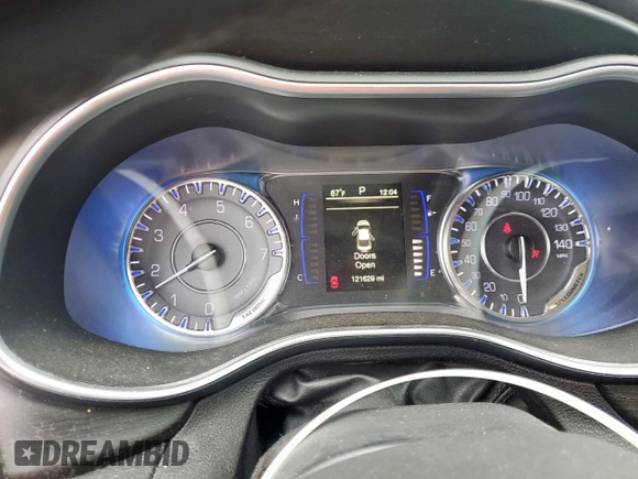 2016 Chrysler 200 LX with VIN 1C3CCCFB5GN185808, listed as a Copart auction lot 51444935 with 121,629 mi miles and Clean Title. Bid and sale history available at carsss.com. Image 9.
