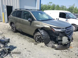 2025 Subaru Forester Premium z VIN JF2SLDDC9SH518559, wystawiony jako Copart lot #60173055 z przebiegiem 6 389 mil mil oraz Szkoda całkowita • Salvage title. Historia ofert i sprzedaży dostępna na DreamBid. Obrazek 4.