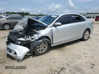2013 Volkswagen Jetta SE with VIN 3VWDX7AJ6DM452161, listed as a Copart auction lot 60510695 with Not provided miles and Salvage title. Bid and sale history available at DreamBid. Image 1.