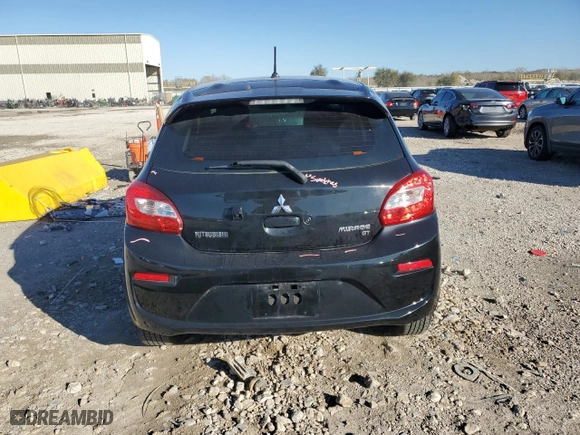 2017 Mitsubishi Mirage GT with VIN ML32A5HJ1HH017647, listed as a Copart auction lot 78607424 with 64,703 mi miles and Salvage Title. Bid and sale history available at carsss.com. Image 6.