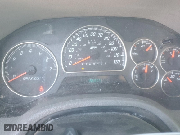 2006 GMC Envoy SLE with VIN 1GKDS13S662184697, listed as a Copart auction lot 80043434 with 196,077 mi miles and Salvage Title. Bid and sale history available at carsss.com. Image 9.