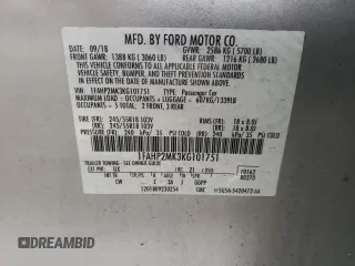 2019 Ford Police Interceptor with VIN 1FAHP2MK3KG101751, listed as a Copart auction lot 84899784 with 60,966 mi miles and Salvage title. Bid and sale history available at DreamBid. Image 12.