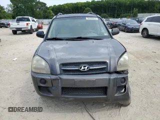 2007 Hyundai Tucson GLS with VIN KM8JM12B27U515691, listed as a Copart auction lot 68236814 with 120,898 mi miles and Salvage Title. Bid and sale history available at carsss.com. Image 5.