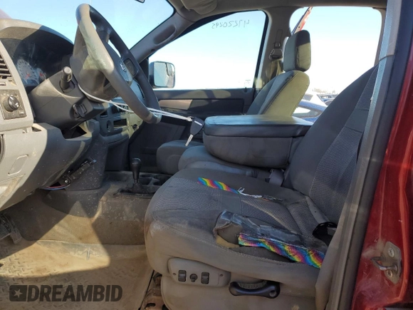 2007 Dodge Ram 2500 SLT with VIN 3D7KS28C87G723054, listed as a Copart auction lot 47220295 with 262,086 mi miles and Salvage Title. Bid and sale history available at carsss.com. Image 7.