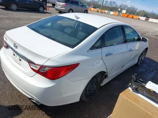 2011 Hyundai Sonata SE with VIN 5NPEC4AC1BH165655, listed as a IAAI auction lot 41874975 with 156,482 mi miles. Bid and sale history available at carsss.com. Image 4.
