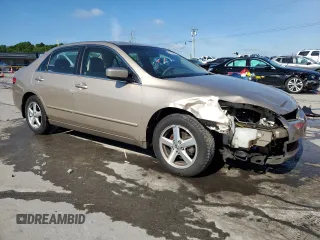 2005 Honda Accord EX with VIN 1HGCM56795A020222, listed as a Copart auction lot 55426085 with 167,997 mi miles and Salvage Title. Bid and sale history available at DreamBid. Image 4.