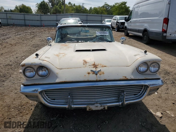 1959 Ford Thunderbird with VIN H9YJ108747, listed as a Copart auction lot 71600864 with 66,285 mi miles and Clean Title. Bid and sale history available at DreamBid. Image 5.