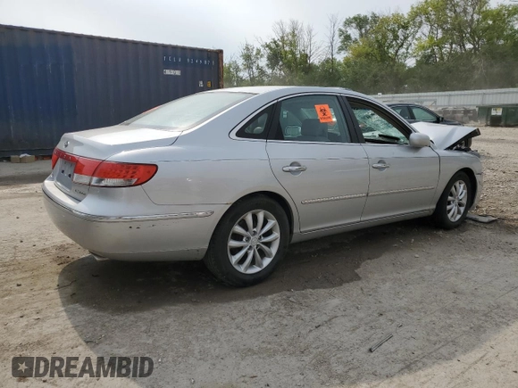 2006 Hyundai Azera SE with VIN KMHFC46FX6A087229, listed as a Copart auction lot 58816365 with Not provided miles and Non repairable. Bid and sale history available at DreamBid. Image 3.