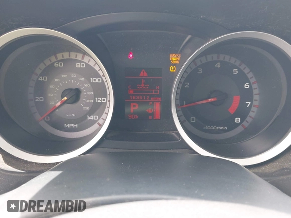 2009 Mitsubishi Lancer ES with VIN JA3AU26U79U033581, listed as a IAAI auction lot 42248345 with 169,512 mi miles and . Bid and sale history available at DreamBid. Image 7.