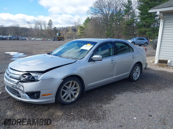 2010 Ford Fusion SEL with VIN 3FAHP0JA8AR430825, listed as a IAAI auction lot 41964707 with 139,144 mi miles. Bid and sale history available at carsss.com. Image 2.