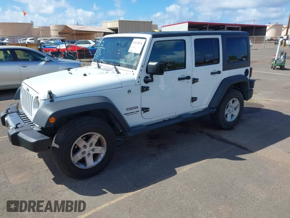 2016 Jeep Wrangler Unlimited Sport with VIN 1C4BJWDGXGL238558, listed as a IAAI auction lot 41670076 with 81,816 mi miles and . Bid and sale history available at DreamBid. Image 17.