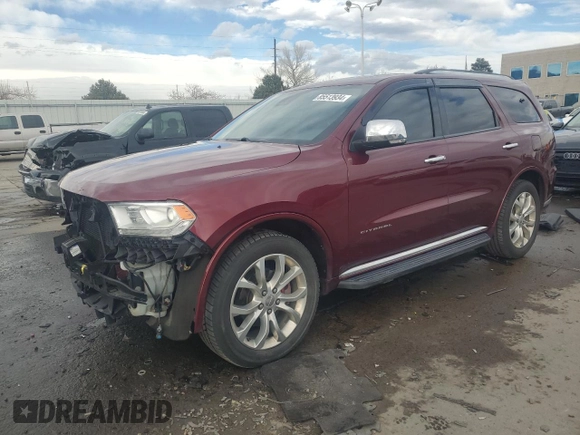 2017 Dodge Durango Citadel with VIN 1C4SDJET0HC799083, listed as a Copart auction lot 85513934 with 94,585 mi miles and Salvage Title. Bid and sale history available at DreamBid. Image 1.