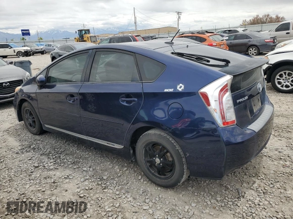 2013 Toyota Prius One with VIN JTDKN3DU4D1723892, listed as a Copart auction lot 57532325 with Not Provided miles and Clean Title. Bid and sale history available at DreamBid. Image 2.