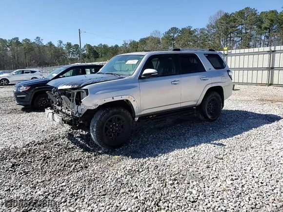 2022 Toyota 4Runner SR5 Premium with VIN JTENU5JR1N5983670, listed as a Copart auction lot 48740885 with 46,445 mi miles and Salvage Title. Bid and sale history available at carsss.com. Image 15.