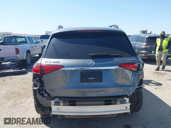 2020 Mercedes-Benz GLE 350 with VIN 4JGFB4KB2LA041492, listed as a IAAI auction lot 41973138 with 59,122 mi miles and . Bid and sale history available at DreamBid. Image 16.