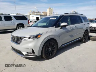 2024 Kia Carnival SX Prestige with VIN KNDNE5H31R6395870, listed as a Copart auction lot 46076255 with 26,685 mi miles and Salvage Title. Bid and sale history available at carsss.com. Image 1.