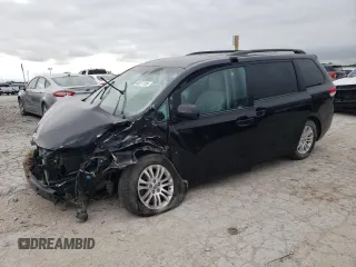 2012 Toyota Sienna XLE AAS with VIN 5TDYK3DC3CS208572, listed as a Copart auction lot 58277135 with Not provided miles and Salvage title. Bid and sale history available at DreamBid. Image 1.