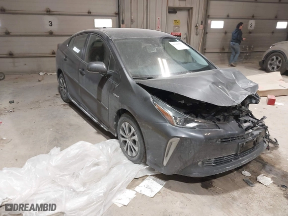 2022 Toyota Prius LE with VIN JTDL9MFUXN3039673, listed as a IAAI auction lot 41509362 with 60,099 mi miles. Bid and sale history available at carsss.com. Image 1.