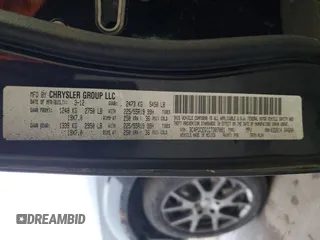 2012 Dodge Journey GT with VIN 3C4PDCEG1CT307081, listed as a Copart auction lot 84462604 with 212,265 mi miles and Salvage Title. Bid and sale history available at DreamBid. Image 13.