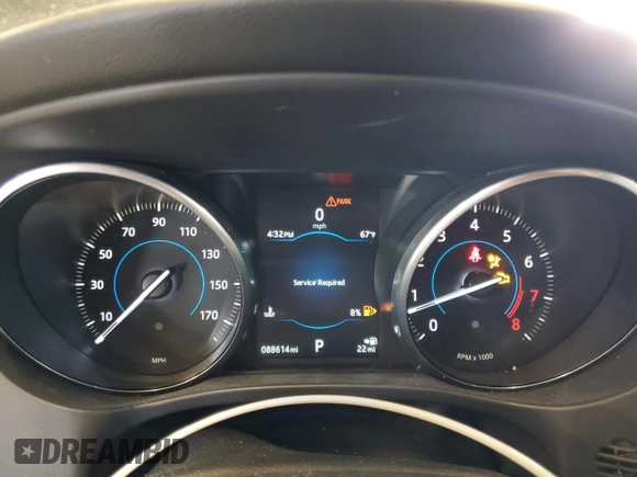 2017 Jaguar F-Pace 35t Premium with VIN SADCJ2BV5HA097625, listed as a Copart auction lot 52091325 with 88,614 mi miles and Salvage Title. Bid and sale history available at DreamBid. Image 9.