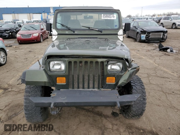 1995 Jeep Wrangler S with VIN 1J4FY19P9SP241990, listed as a Copart auction lot 85860574 with 162,408 mi miles and Clean Title. Bid and sale history available at carsss.com. Image 5.