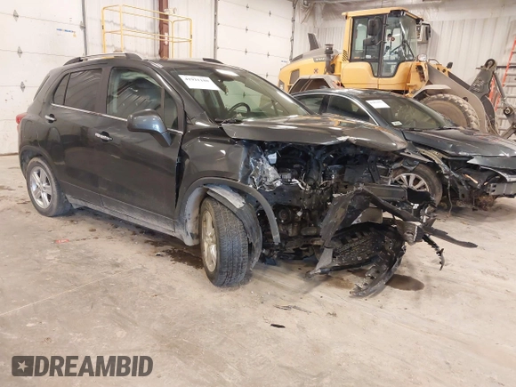 2018 Chevrolet Trax LT with VIN KL7CJLSB4JB683866, listed as a IAAI auction lot 41921180 with 65,007 mi miles and . Bid and sale history available at carsss.com. Image 1.