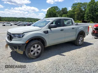2021 Ford Ranger XL with VIN 1FTER4EH7MLD20616, listed as a Copart auction lot 57548345 with 165,106 mi miles and Salvage title. Bid and sale history available at DreamBid. Image 1.