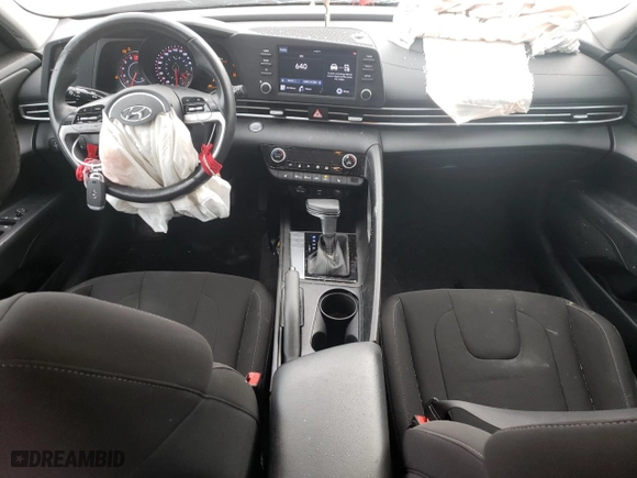 2021 Hyundai Elantra SEL with VIN KMHLM4AG9MU171764, listed as a Copart auction lot 89169465 with 85,235 mi miles and Salvage Title. Bid and sale history available at carsss.com. Image 8.
