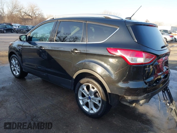 2014 Ford Escape Titanium with VIN 1FMCU0JX0EUC21512, listed as a IAAI auction lot 41781026 with 142,771 mi miles. Bid and sale history available at carsss.com. Image 3.