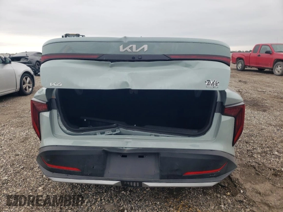 2025 Kia K4 LXS with VIN 3KPFT4DE8SE050010, listed as a Copart auction lot 46000115 with 1,667 mi miles and Salvage Title. Bid and sale history available at carsss.com. Image 6.