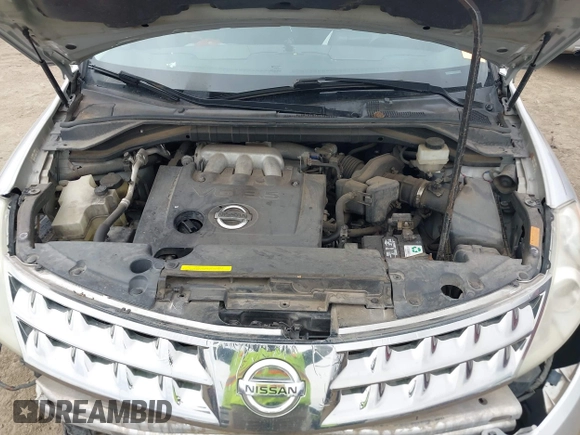 2007 Nissan Murano SL with VIN JN8AZ08W47W650593, listed as a IAAI auction lot 41778280 with 171,586 mi miles and . Bid and sale history available at DreamBid. Image 10.