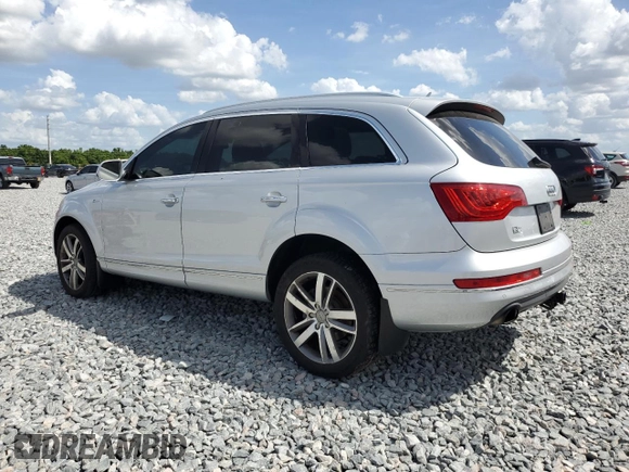 2013 Audi Q7 3.0T Premium Plus with VIN WA1LGAFE6DD001857, listed as a Copart auction lot 51815805 with 105,353 mi miles and Clean Title. Bid and sale history available at carsss.com. Image 2.