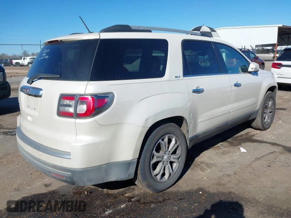 2014 GMC Acadia SLT with VIN 1GKKRRKD1EJ260657, listed as a IAAI auction lot 41383103 with 154,915 mi miles. Bid and sale history available at carsss.com. Image 4.