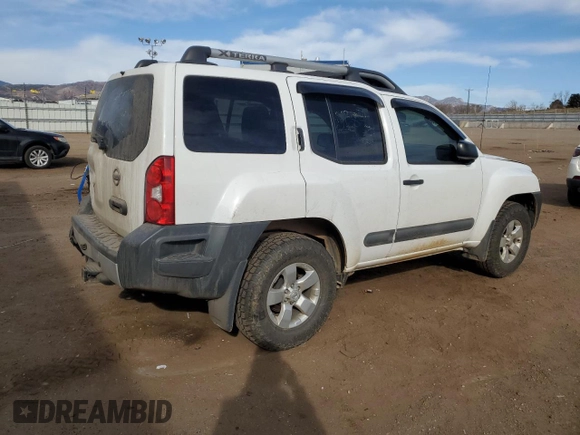 2012 Nissan Xterra X with VIN 5N1AN0NW0CC501097, listed as a Copart auction lot 48432115 with 112,140 mi miles and Salvage Title. Bid and sale history available at carsss.com. Image 3.