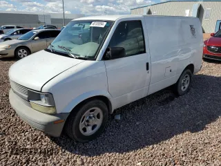2005 Chevrolet Astro Cargo with VIN 1GCDM19X15B119618, listed as a Copart auction lot 46109094 with Not Provided miles and Salvage Title. Bid and sale history available at carsss.com. Image 1.