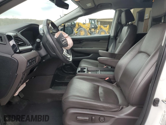 2020 Honda Odyssey Elite with VIN 5FNRL6H95LB035854, listed as a Copart auction lot 53243425 with 40,598 mi miles and Salvage Title. Bid and sale history available at DreamBid. Image 7.