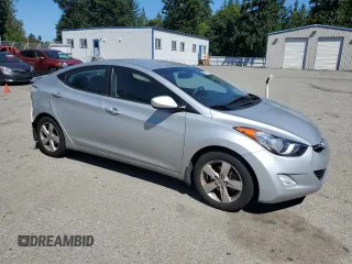2013 Hyundai Elantra GLS with VIN 5NPDH4AE2DH170591, listed as a Copart auction lot 64771405 with 99,651 mi miles and Salvage title. Bid and sale history available at DreamBid. Image 4.