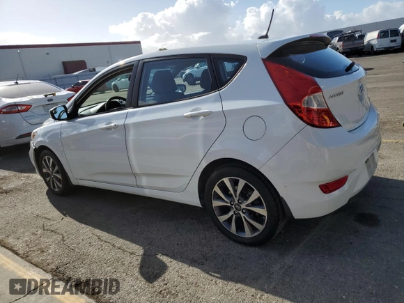 2015 Hyundai Accent Sport with VIN KMHCU5AE4FU205570, listed as a Copart auction lot 80708594 with 110,505 mi miles and Clean Title. Bid and sale history available at carsss.com. Image 2.