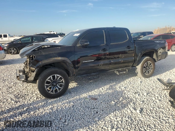 2023 Toyota Tacoma 4WD SR with VIN 3TYCZ5AN0PT110522, listed as a Copart auction lot 82789424 with 45,115 mi miles and Salvage Title. Bid and sale history available at carsss.com. Image 1.
