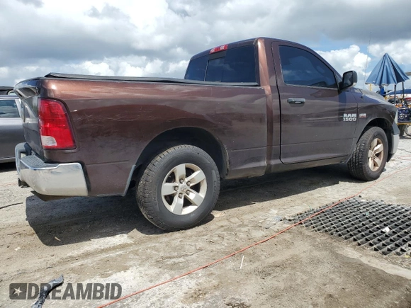 2014 Ram 1500 Express with VIN 3C6JR6AT1EG300744, listed as a Copart auction lot 65007225 with 222,283 mi miles and Clean title. Bid and sale history available at DreamBid. Image 3.