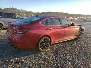 2020 Genesis G80 3.3T Sport with VIN KMTFN4JB1LU339187, listed as a Copart auction lot 46879915 with 37,124 mi miles and Salvage Title. Bid and sale history available at carsss.com. Image 3.