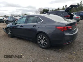 2015 Acura TLX Technology with VIN 19UUB1F52FA800324, listed as a Copart auction lot 80523864 with 99,348 mi miles and Salvage title. Bid and sale history available at DreamBid. Image 2.