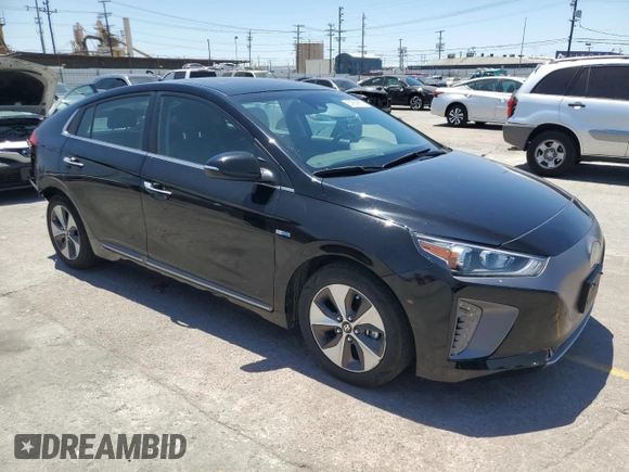 2019 Hyundai Ioniq Limited with VIN KMHC05LH3KU043105, listed as a Copart auction lot 57809855 with 72,647 mi miles and Salvage title. Bid and sale history available at DreamBid. Image 4.