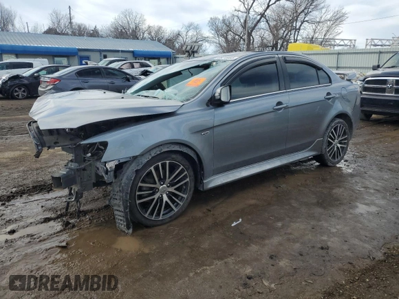 2016 Mitsubishi Lancer GT with VIN JA32U8FW0GU006342, listed as a Copart auction lot 89215865 with 0 mi miles and Salvage Title. Bid and sale history available at carsss.com. Image 1.